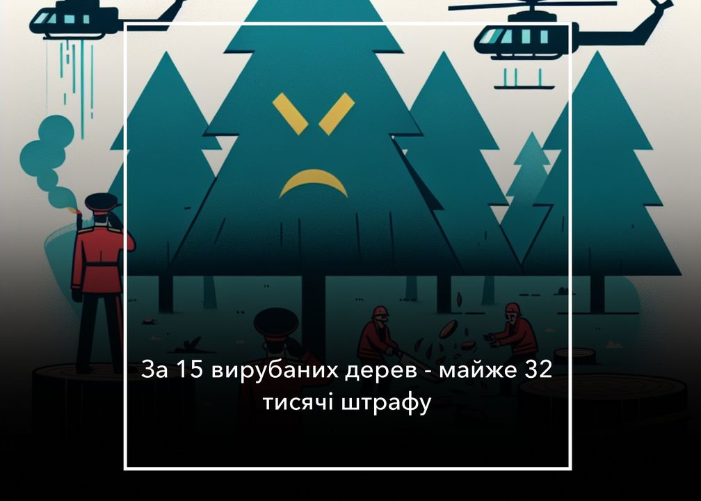 Вирубав сосни — потрапив під суд