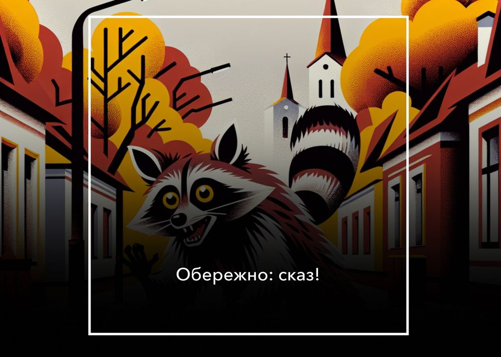 Скажений єнот блукав вулицями Корюківки