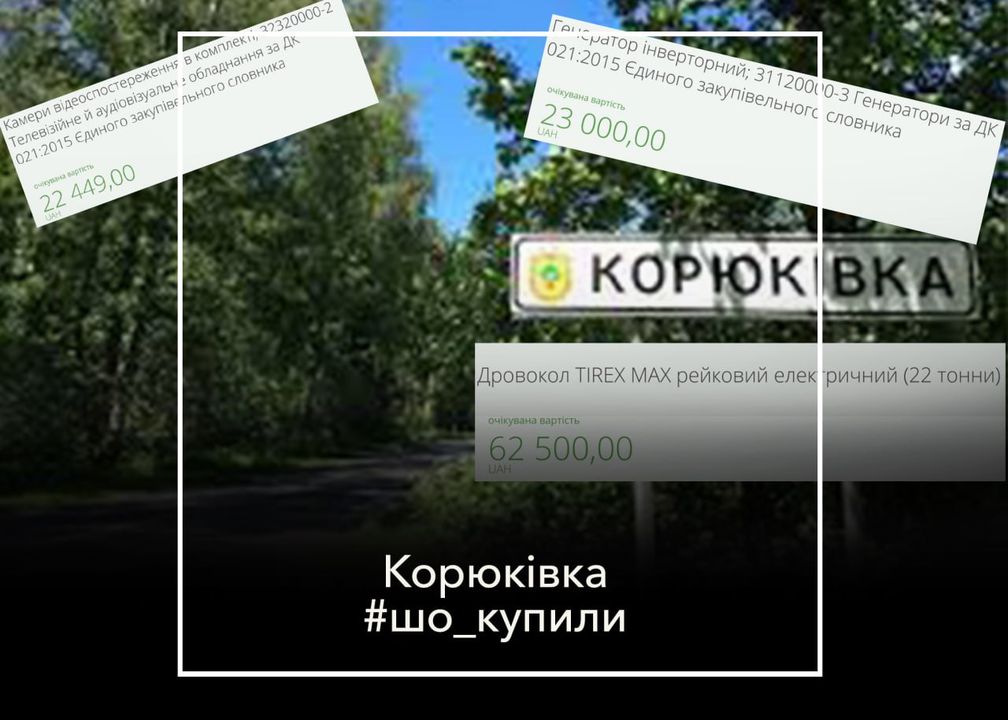 #шо_купили  Акумулятори, генератор, паливо. Що замовляли на кошти платників податків в Корюківці?