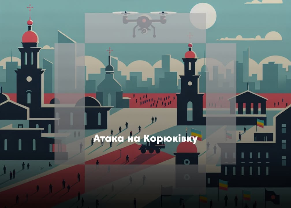 Ворог атакує цивільну інфраструктуру Корюківки: мешканців закликають негайно покинути вулиці