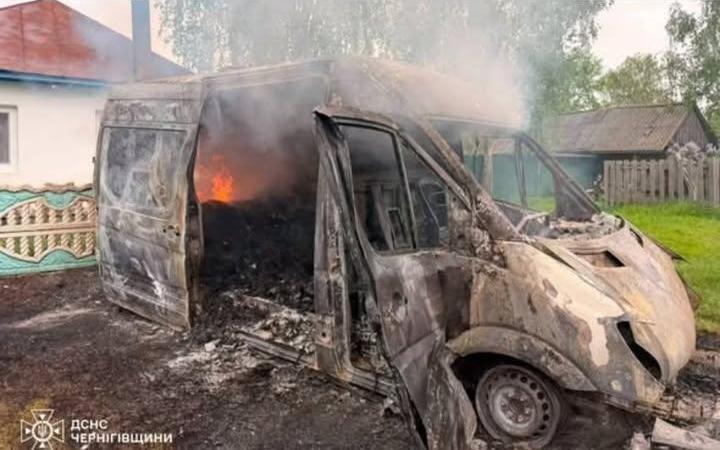 У селі Корюківської громади внаслідок атаки безпілотника госпіталізували двох людей
