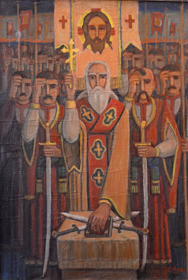 Червоне на полотні: художник Володимир Муха і його «Корюківська трагедія»
